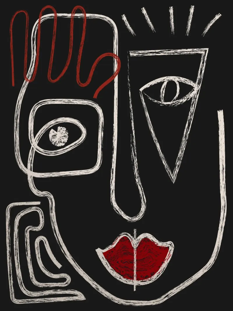 Face Shield poster da artesutileco