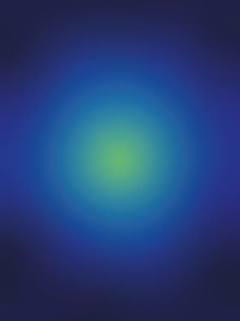 Delicato gradiente Notte blu profondo Aurora pellicola backlit da Katja Stehle Design
