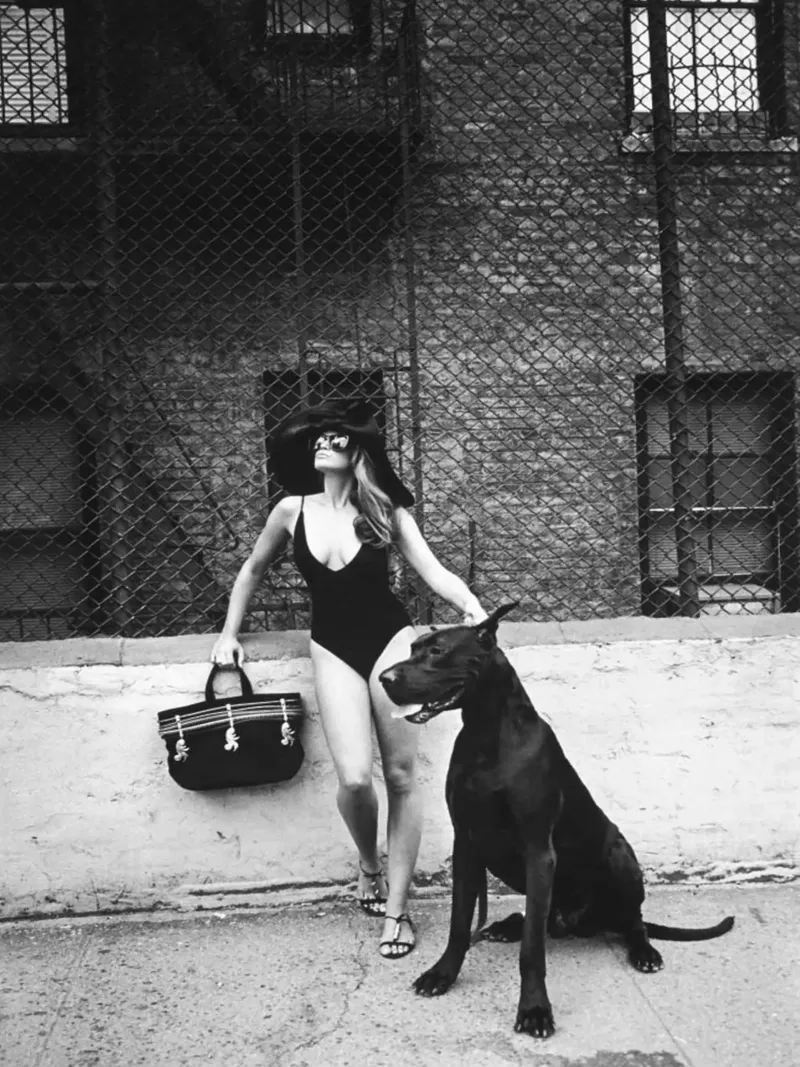 Cindy con cane nero carta hahnemühle da Takeme