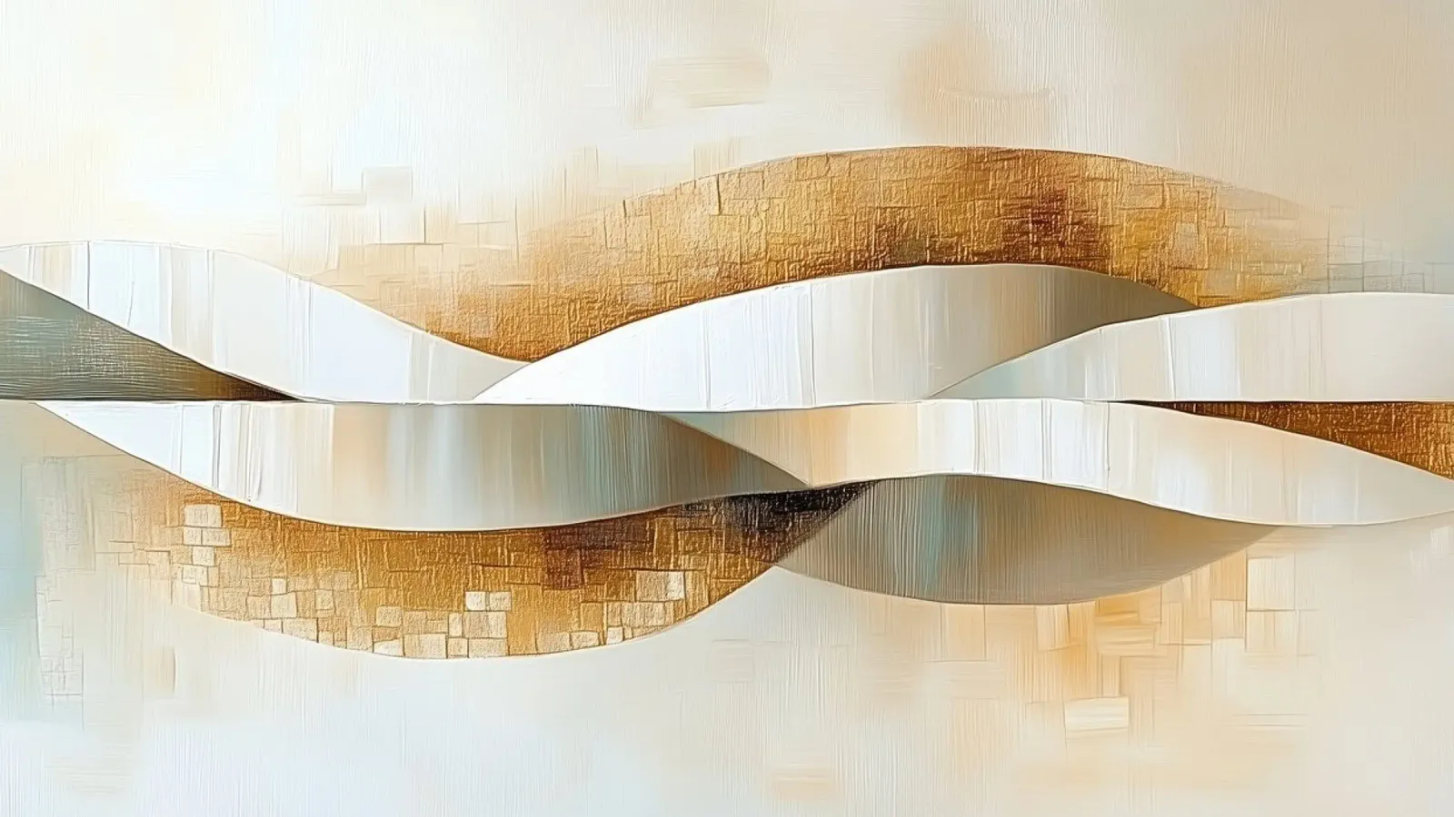 Abstract waves canvas by Imagine