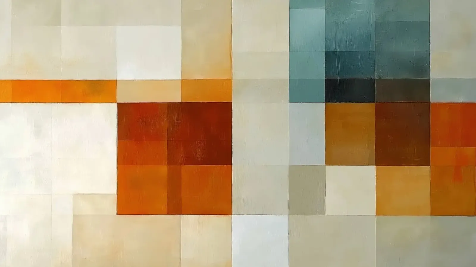 Abstracte vlakken canvas van Imagine
