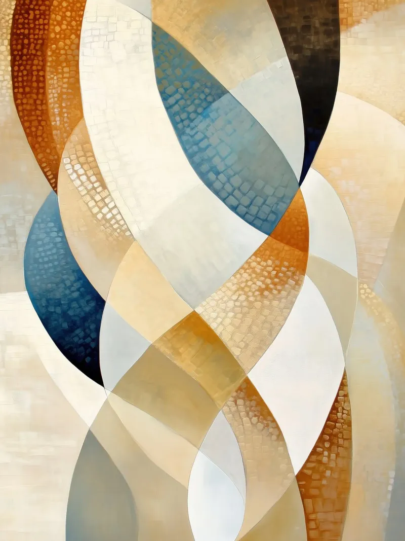 Abstract waves canvas by Imagine