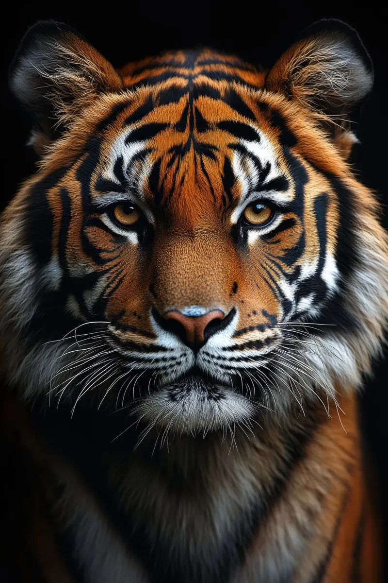 Tigre pellicola backlit da Imagine