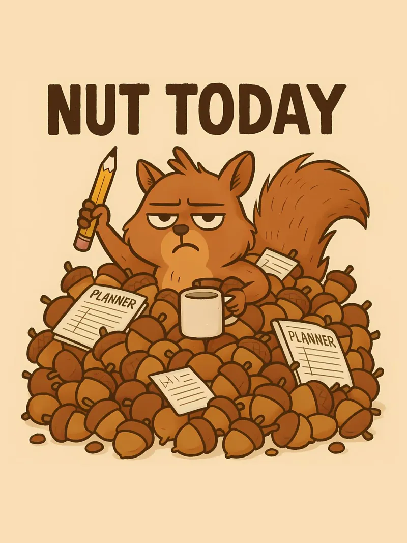 Funny Squirrel Meme canvas with Floater frame by Funny Humor Art