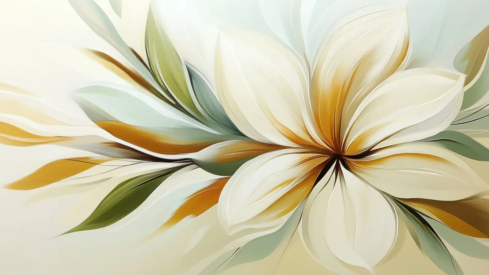 Bloom abstract canvas by Imagine