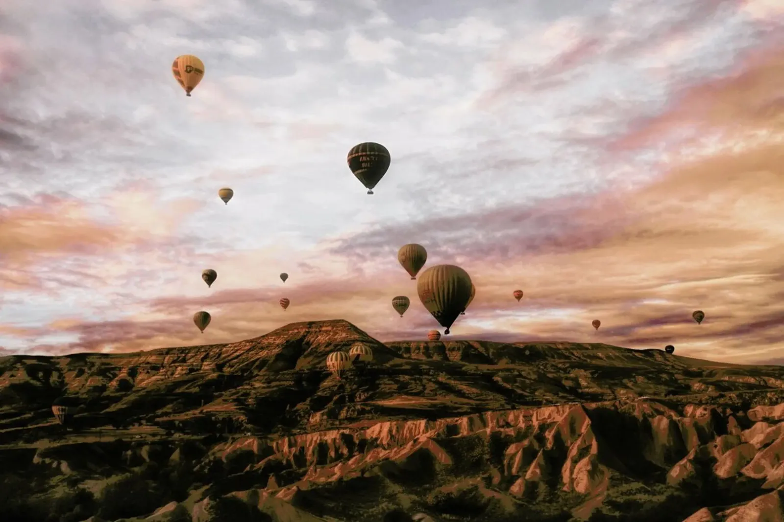 Cappodocia Hot Air Balloon - Ayse Yorgancilar acrylic glass by Pictufy