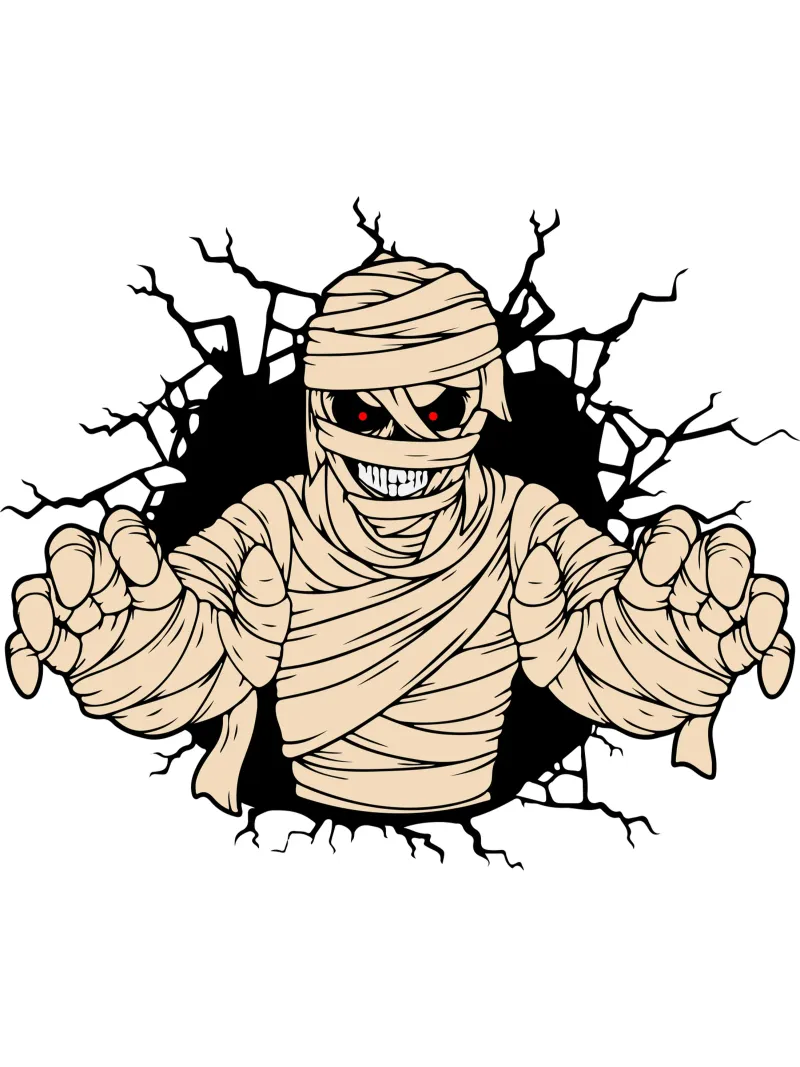 Mummy Funny Art Design pellicola backlit da SerongSoulS
