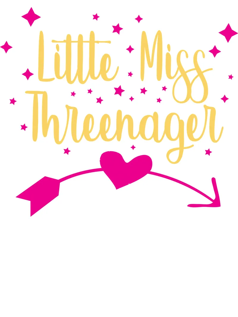 piccola miss threenager compleanno divertente arte design poster con telaio in alluminio da BlogSawoo
