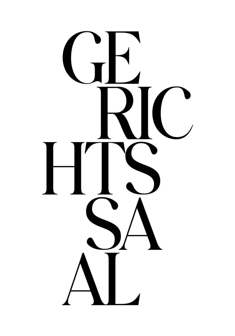 Gerichtssaal Essecke acrylic glass by BAINAI QUOTES