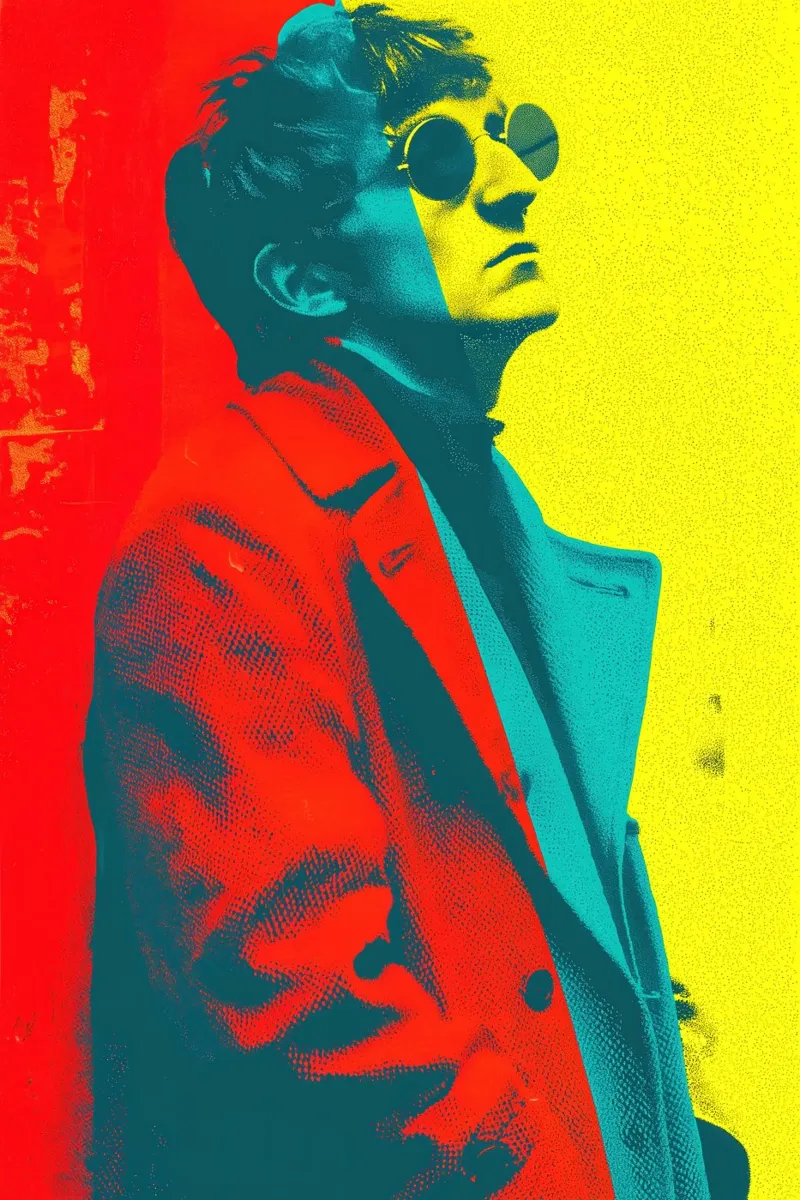 John Lennon Portrait | Decorative Raster Graphic Pop Art hahnemühle by Autofocus