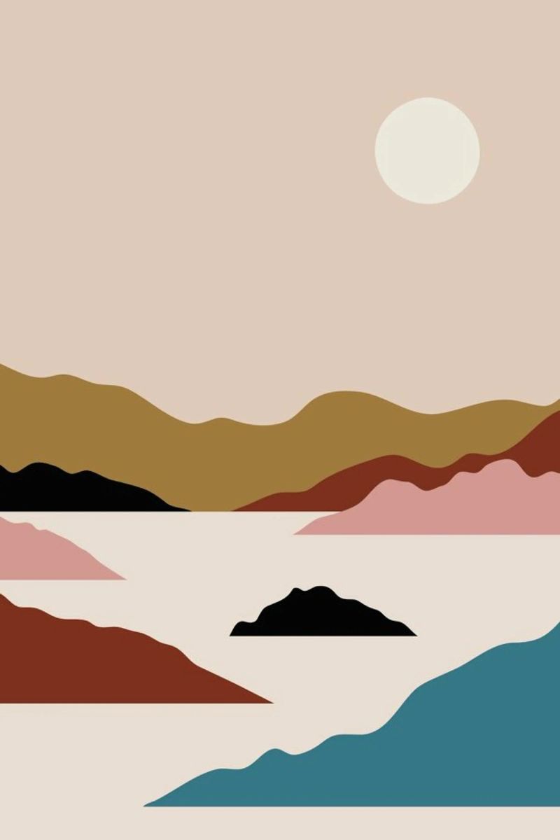 Pastel Peak Poster von Pure
