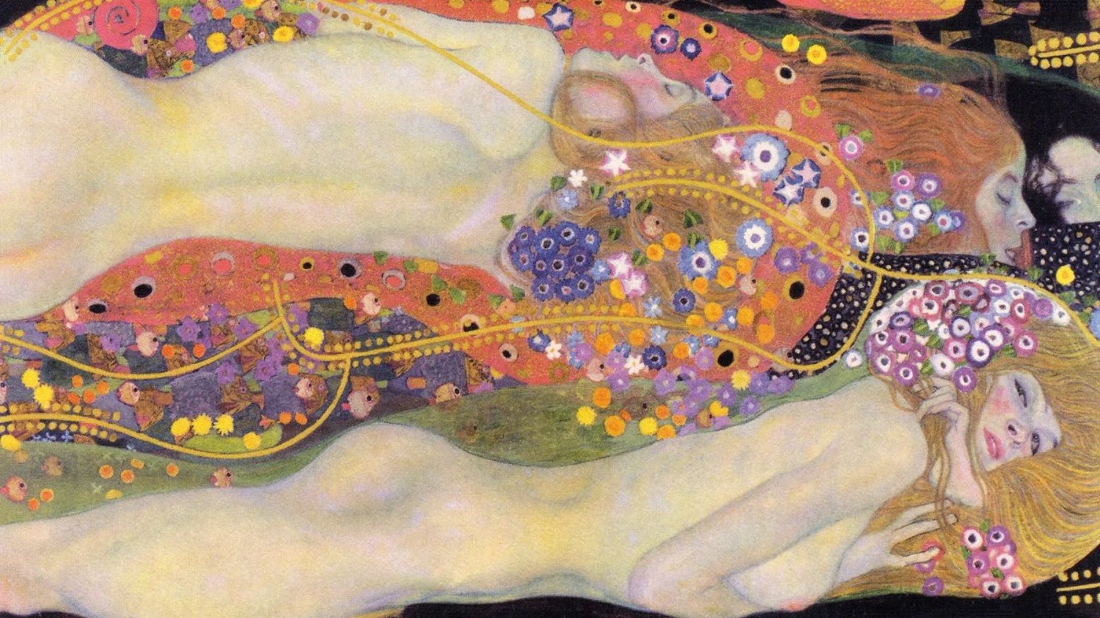 Gustav Klimt's Water Serpents II poster by Gustav Klimt ART Prints
