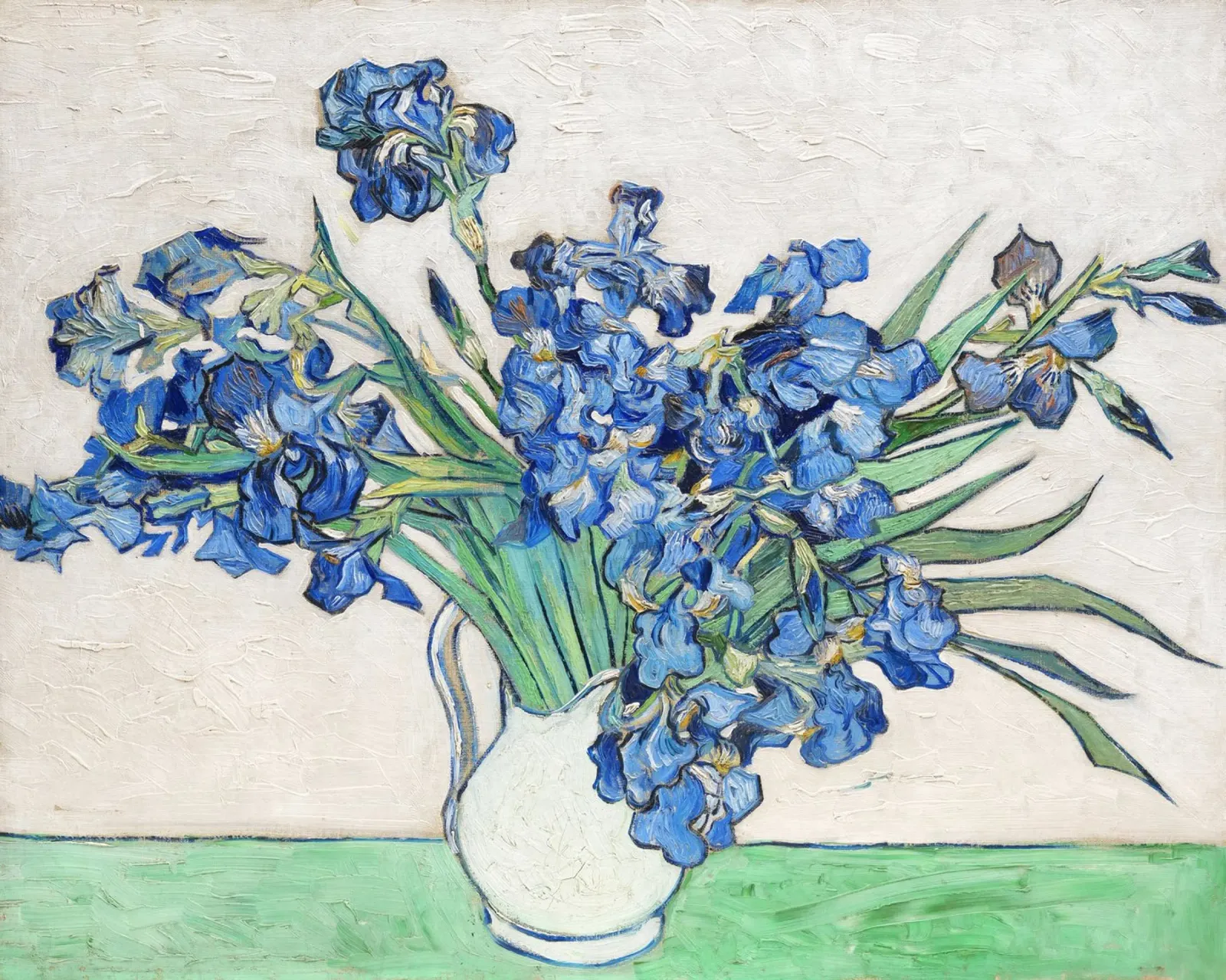 Vincent Van Gogh's Irises (1890) carta hahnemühle da Van Gogh Prints