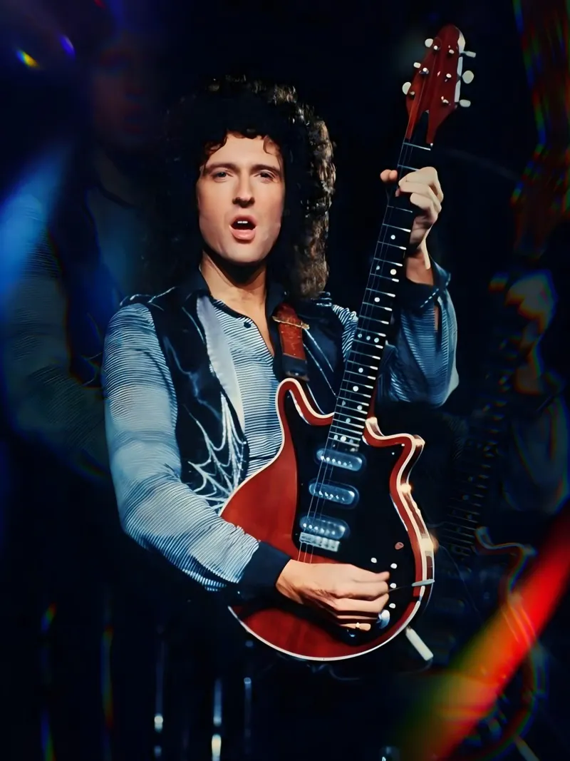 Brian May pellicola backlit da Low poly art