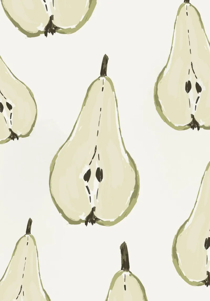 Maximum pear illustration acrylic glass by Sixmai