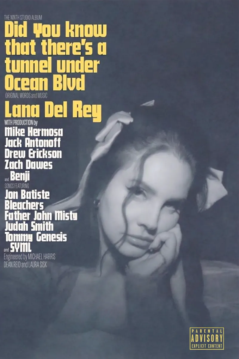 Did You Know That There’s a Tunnel Under Ocean Blvd poster da Attaboy Dsgn