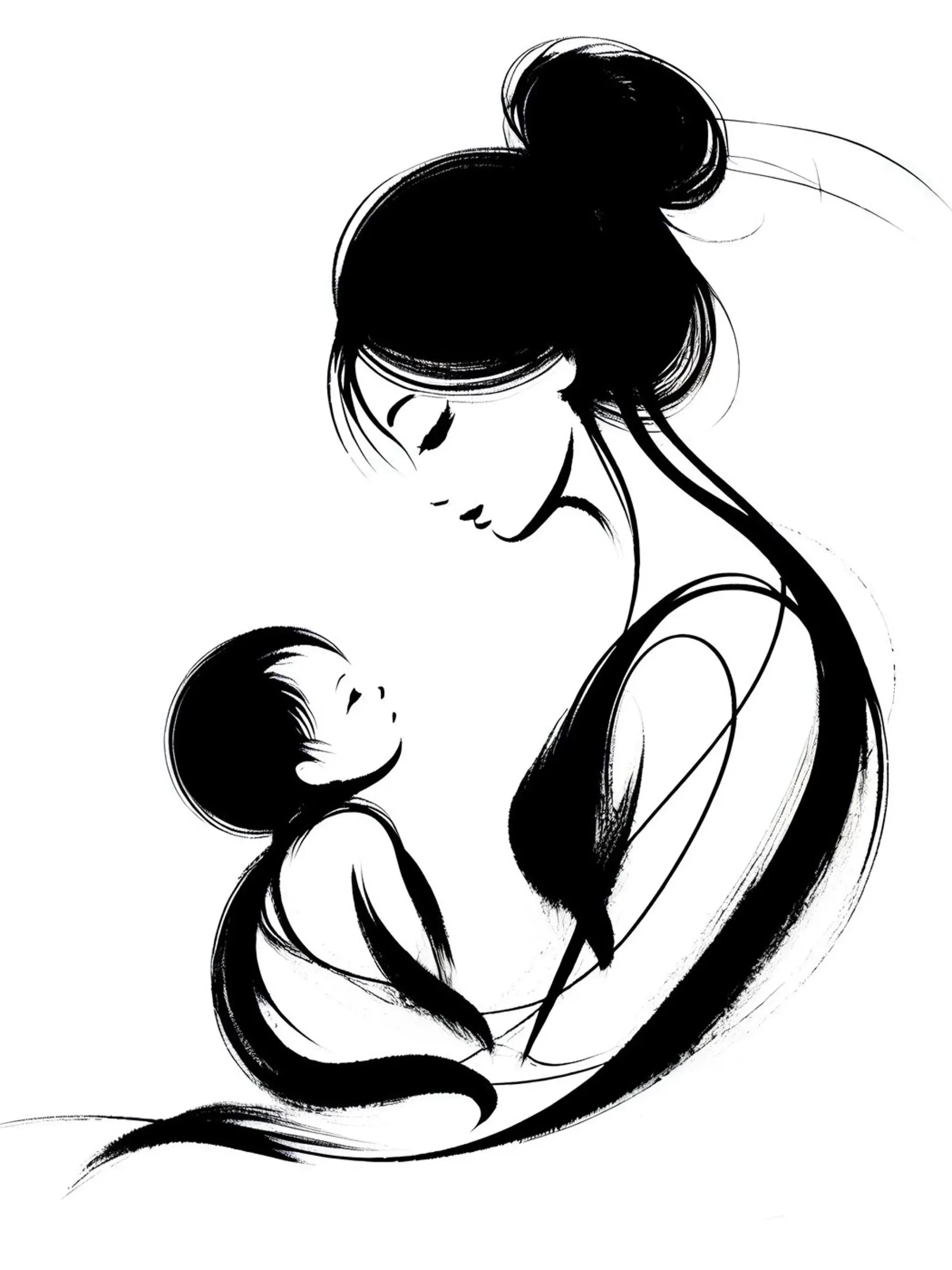 Mother and child backlit film by Digital Naive