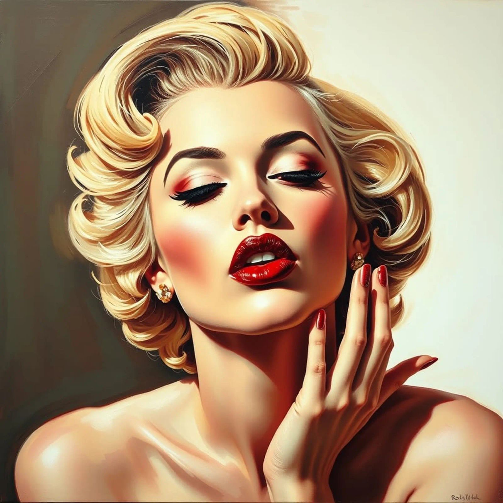 Hot Blonde poster da Anita's Dream