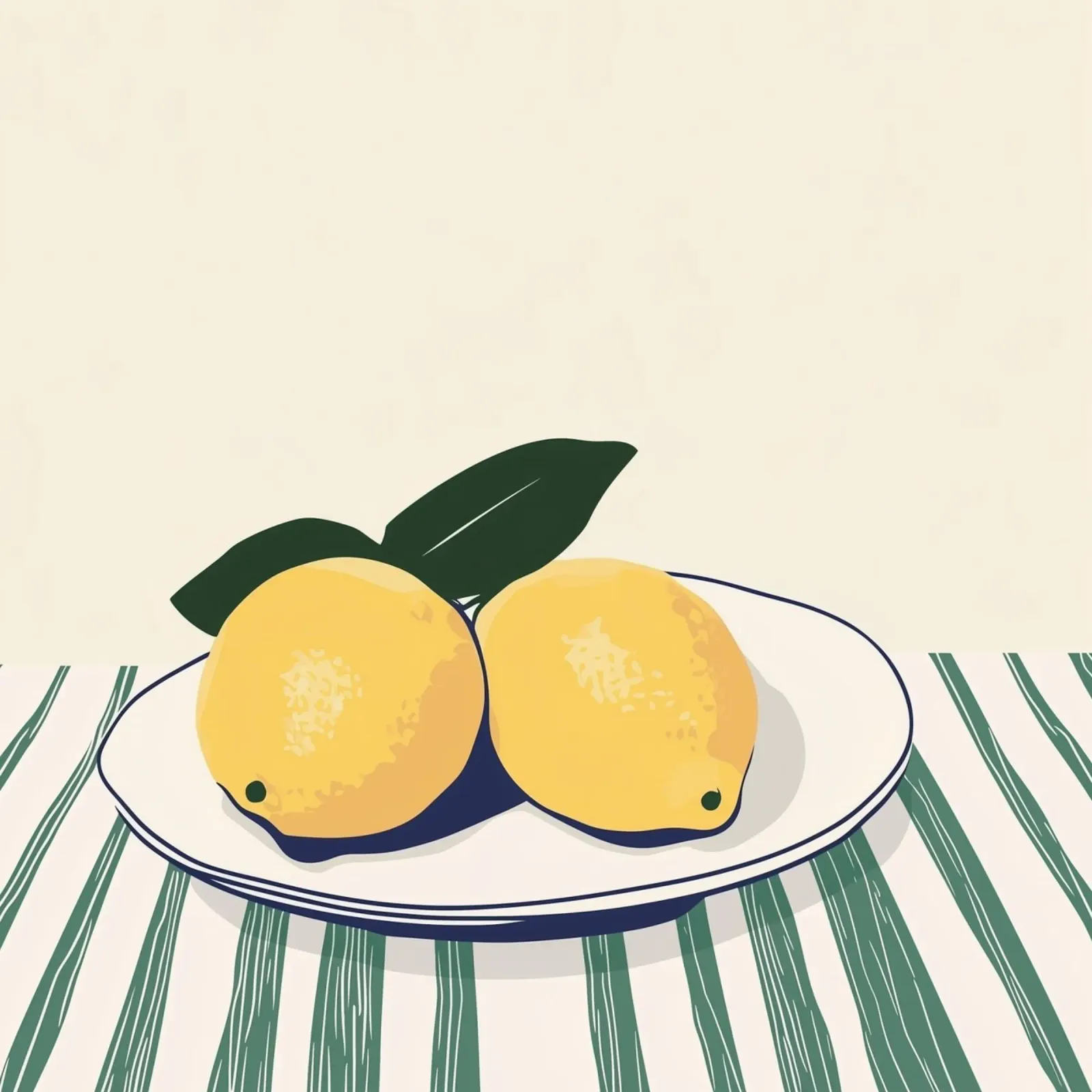 Arte estiva con i limoni carta hahnemühle da Carinaprint