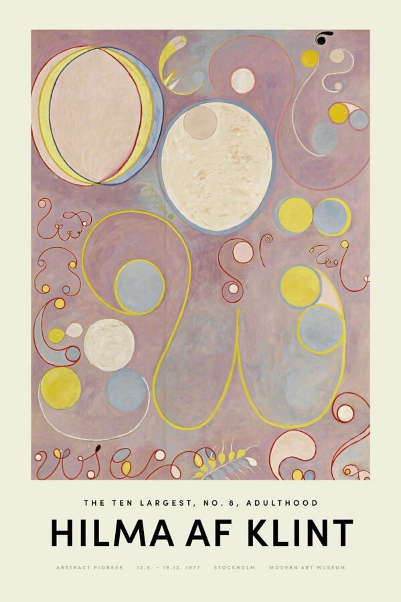 Hilma af Klint - The Ten Largest, No. 8 plexiglass da Vintage by JUNIQE
