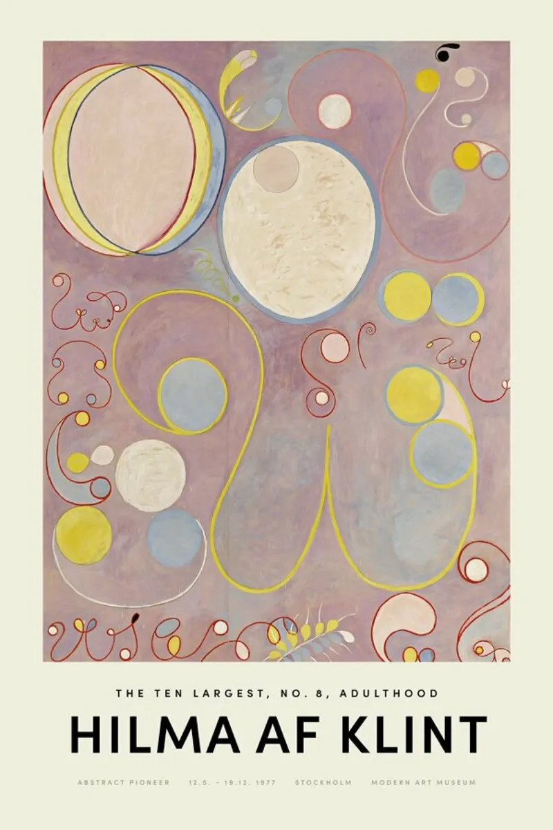 Hilma af Klint - The Ten Largest, No. 8 acrylic glass by Vintage by JUNIQE