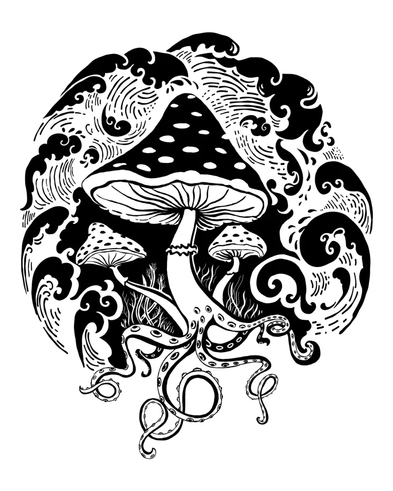Rospi nel mare carta hahnemühle da DYDesign