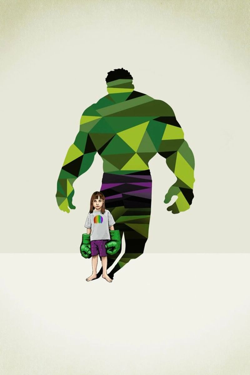 Super Shadows Girl Smash poster de Jason Ratliff