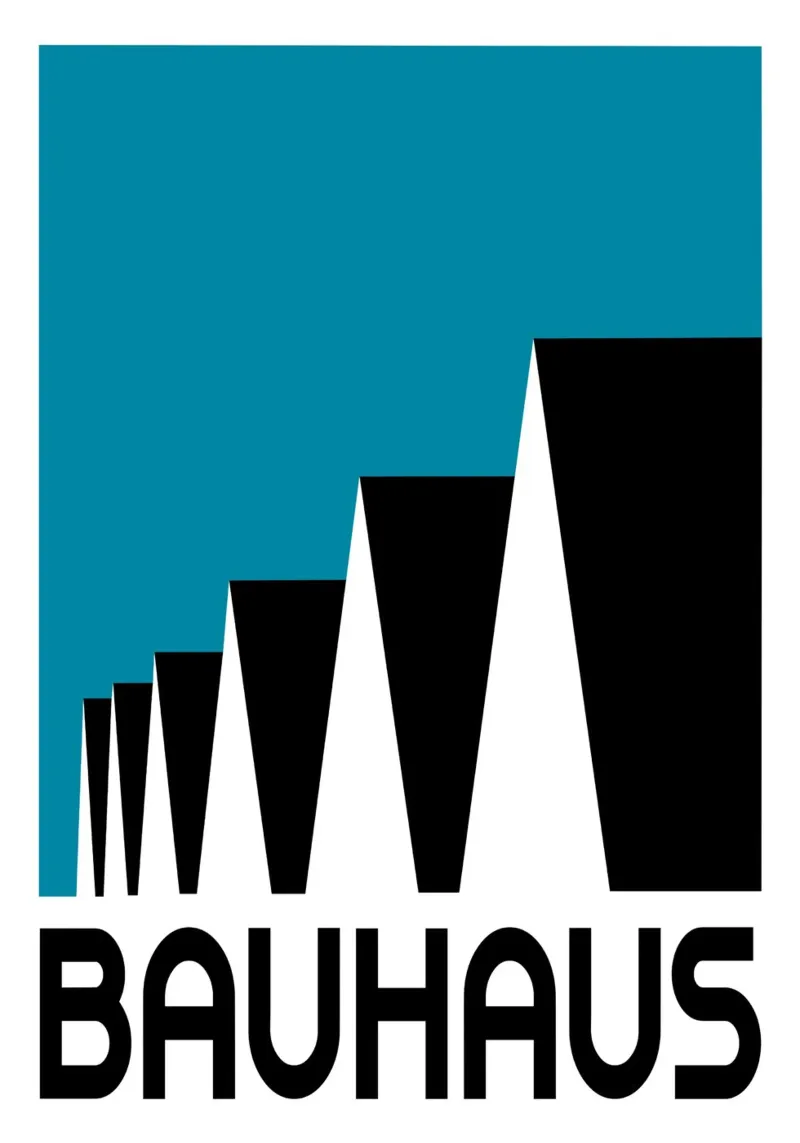 Bauhaus Design | Stampa del logo geometrico iconico poster da NorwesClub