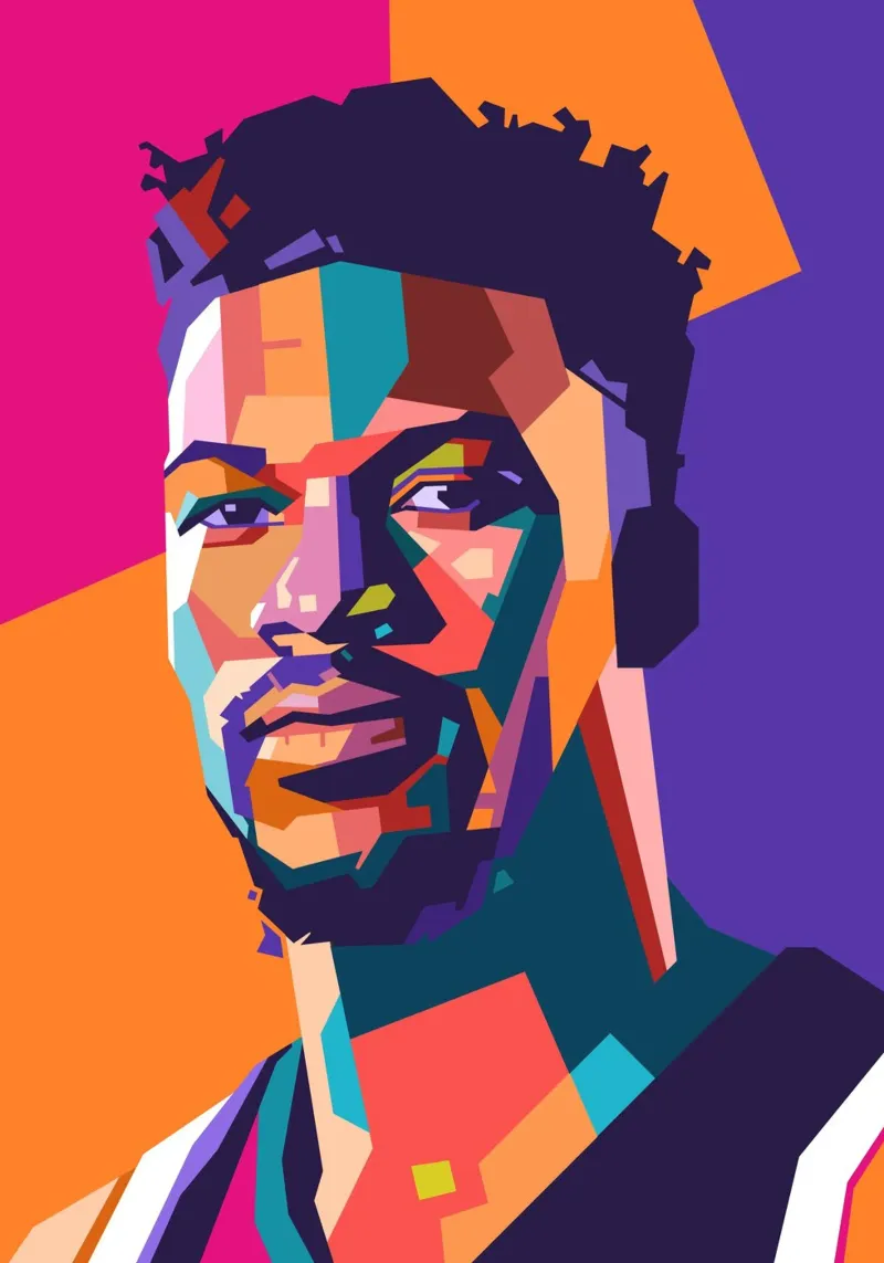 Jimmy Butler giocatore di basket pellicola backlit da Hantamrata