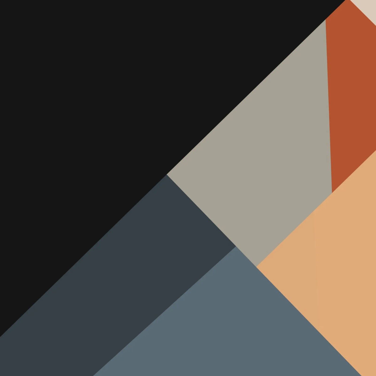 Minimal Muted color geometrical nordic art 06 #1 pellicola backlit da Little Dean