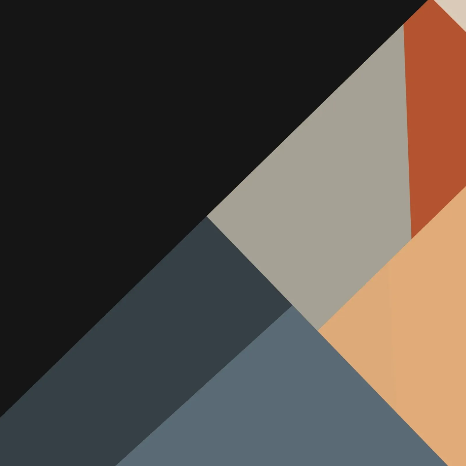 Minimal Muted color geometrical nordic art 06 #1 poster da Little Dean