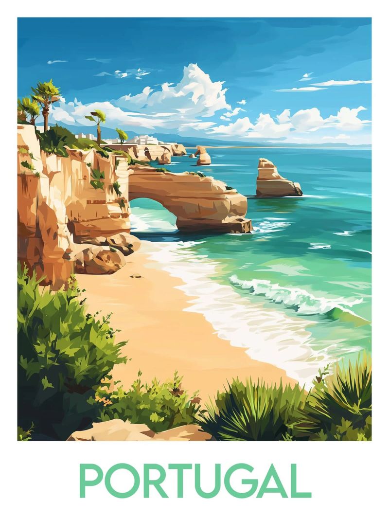 Affiche Portugal poster de Frame the World
