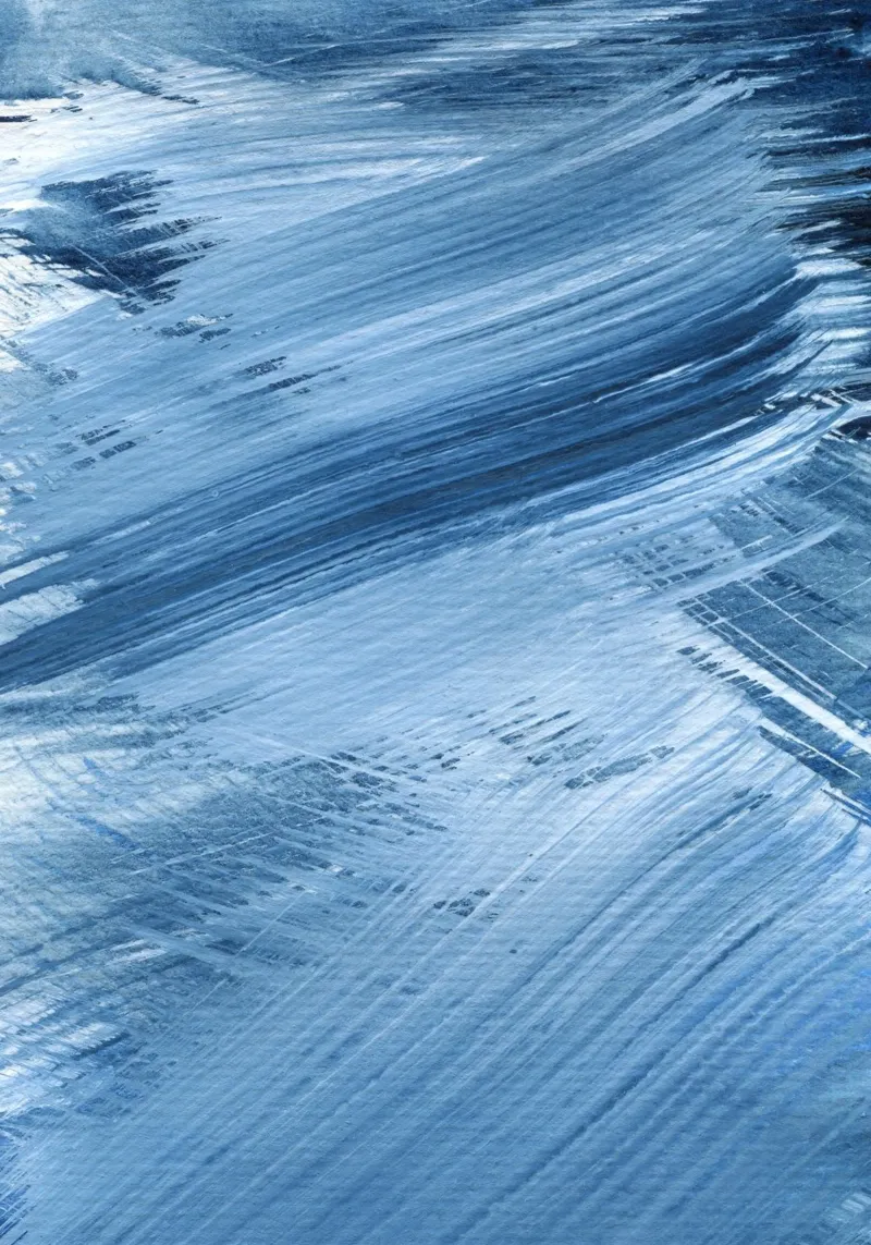 Textures | Blue Streaks poster con telaio in plastica da sabidussi