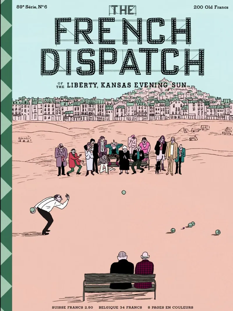 Copertine di French Dispatch dai titoli di coda carta hahnemühle da MIa_Dispath