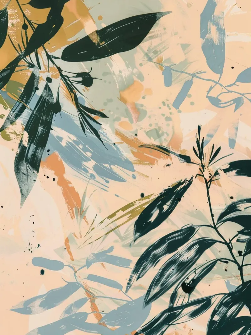 Leaves Tropical B plexiglass da Mateo