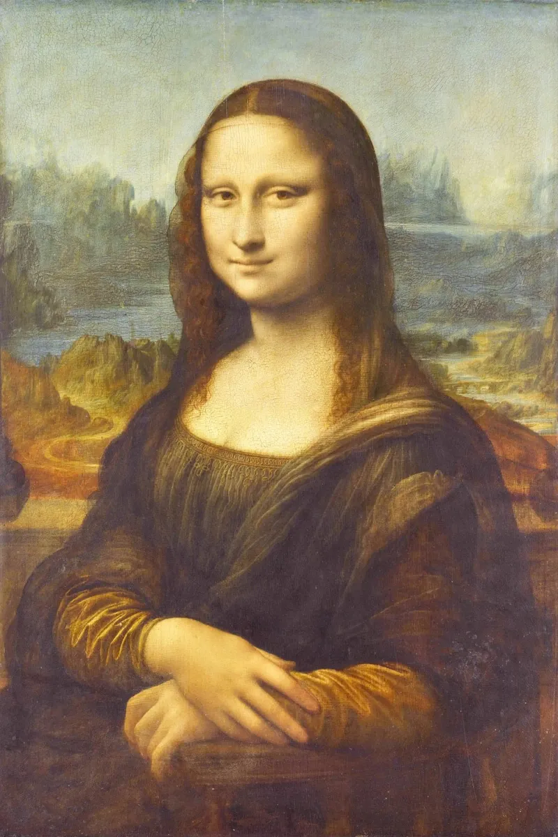 Leonardo da Vinci's Mona Lisa pellicola backlit da Venus Art