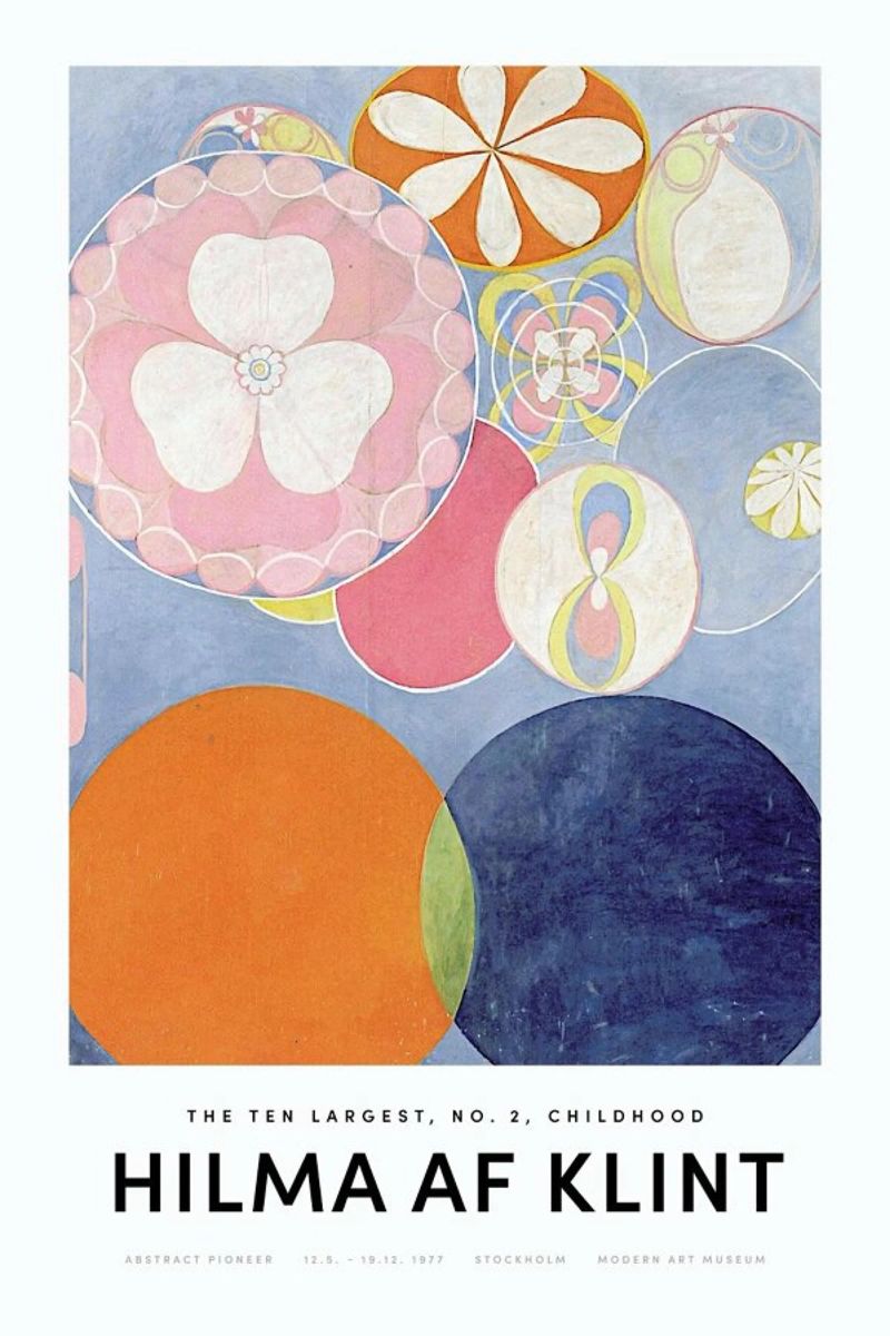 Hilma af Klint - Childhood, No. 2 II poster de Vintage by JUNIQE