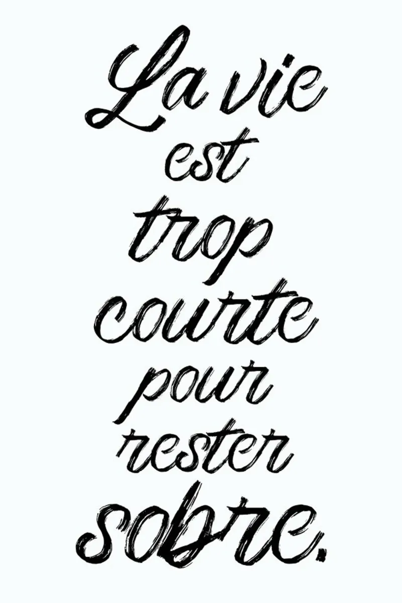 Trop courte Backlit Folie von typed