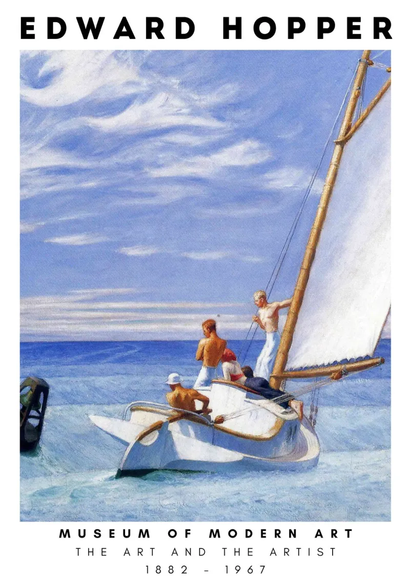 Edward Hopper Ground Swell - American Realism Print metacrilato de NorwesClub