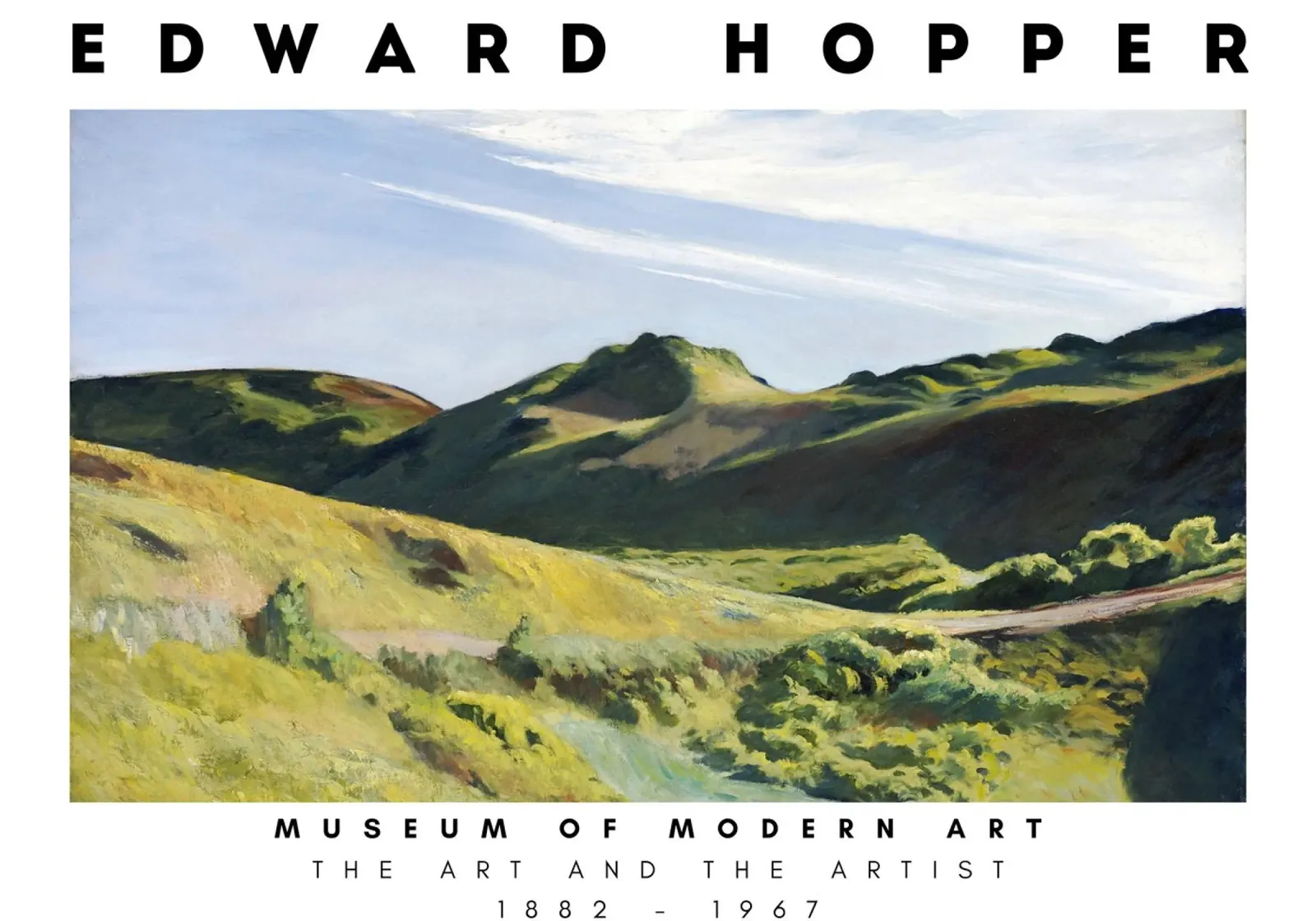 Edward Hopper La gobba del cammello - Realismo americano poster da NorwesClub