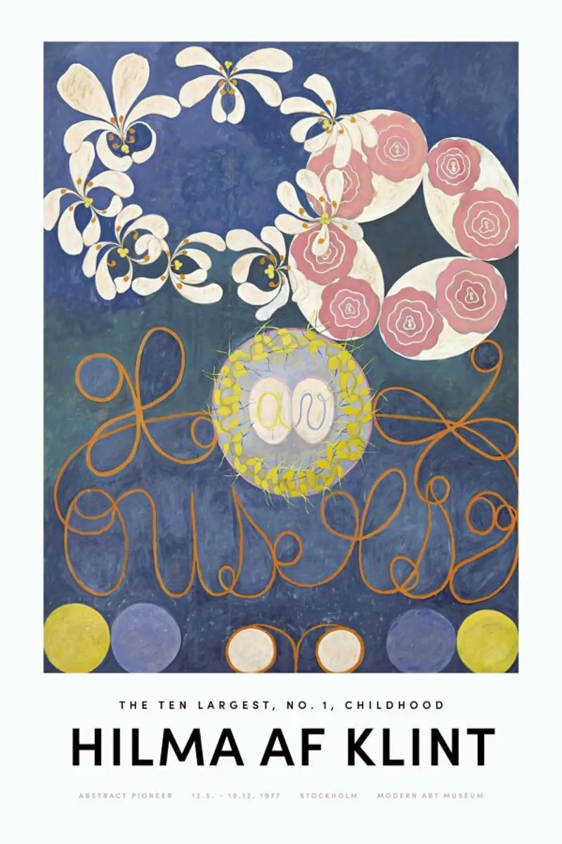 Hilma af Klint - The Ten Largest, No.1 II acrylic glass by Vintage by JUNIQE
