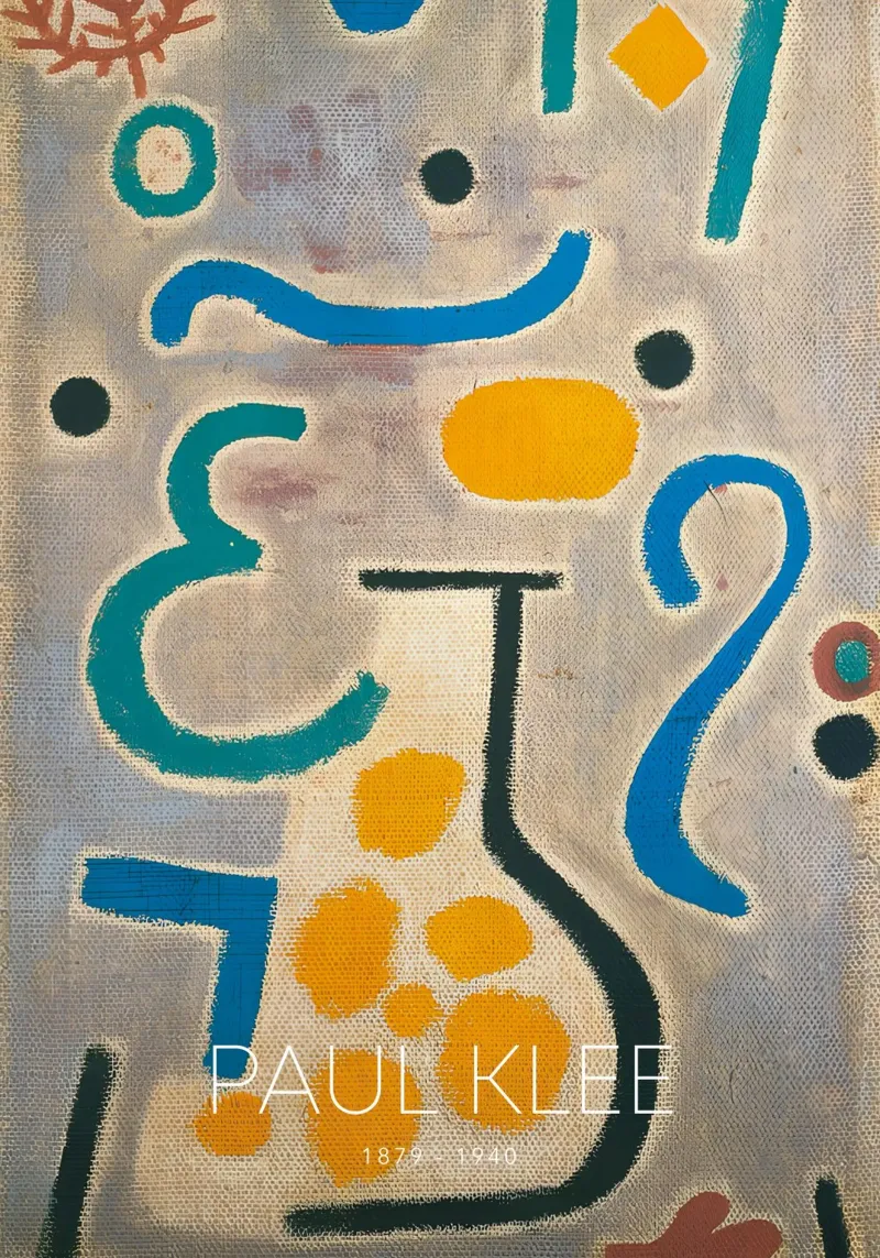 Paul Klee The Vase - Abstract Bauhaus Art Print Hahnemühle von NorwesClub