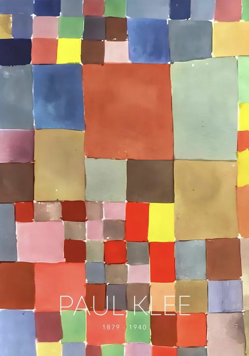 Paul Klee Color Study - Bauhaus Abstract Print canvas by NorwesClub