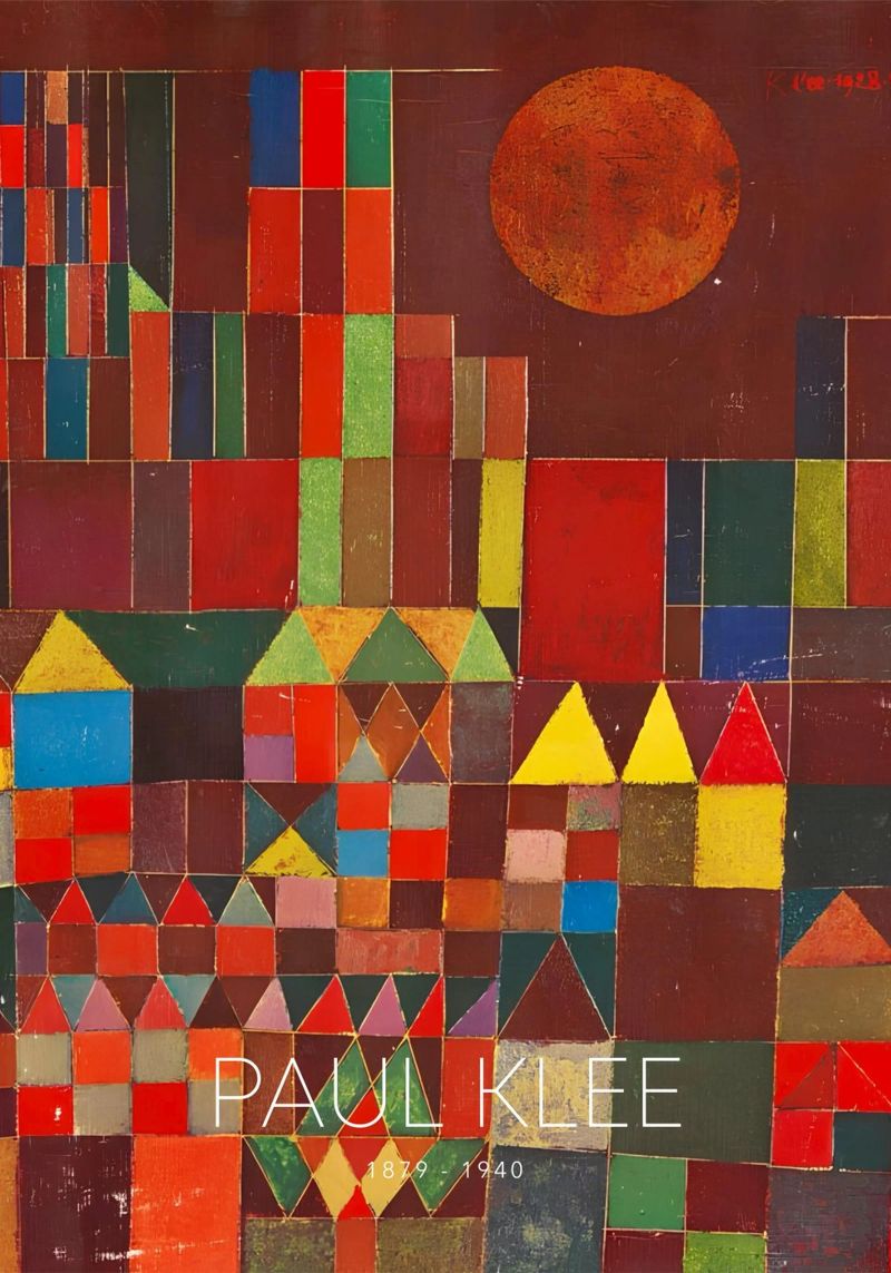 Paul Klee Abstract Village - Bauhaus Print poster by NorwesClub