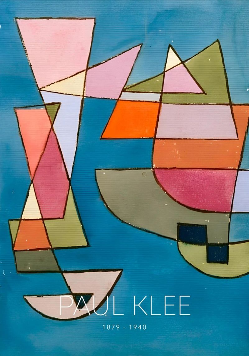 Paul Klee Sailing Boats - Abstract Bauhaus Print poster by NorwesClub