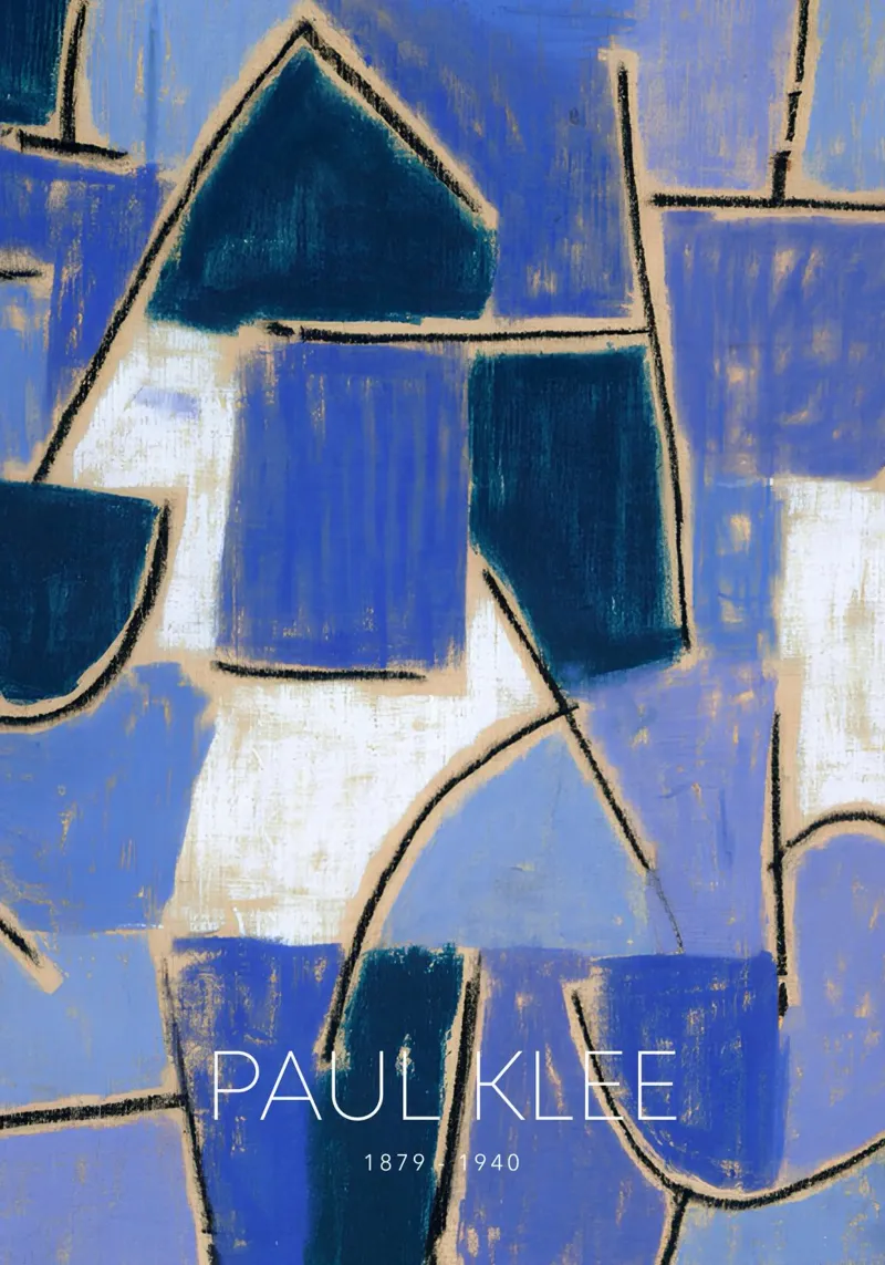 Forme geometriche di Paul Klee - Stampa lineare Bauhaus pellicola backlit da NorwesClub