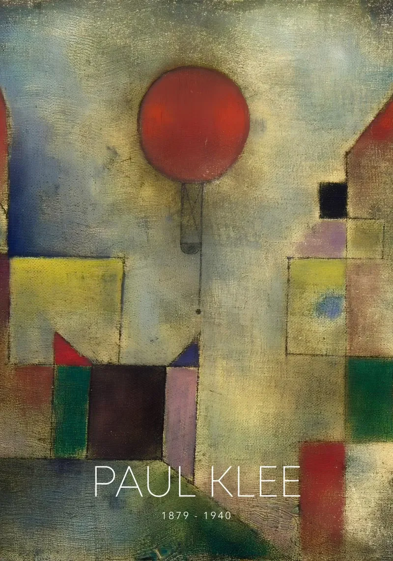 Paul Klee abstracte compositie - Bauhaus-kunst canvas van NorwesClub