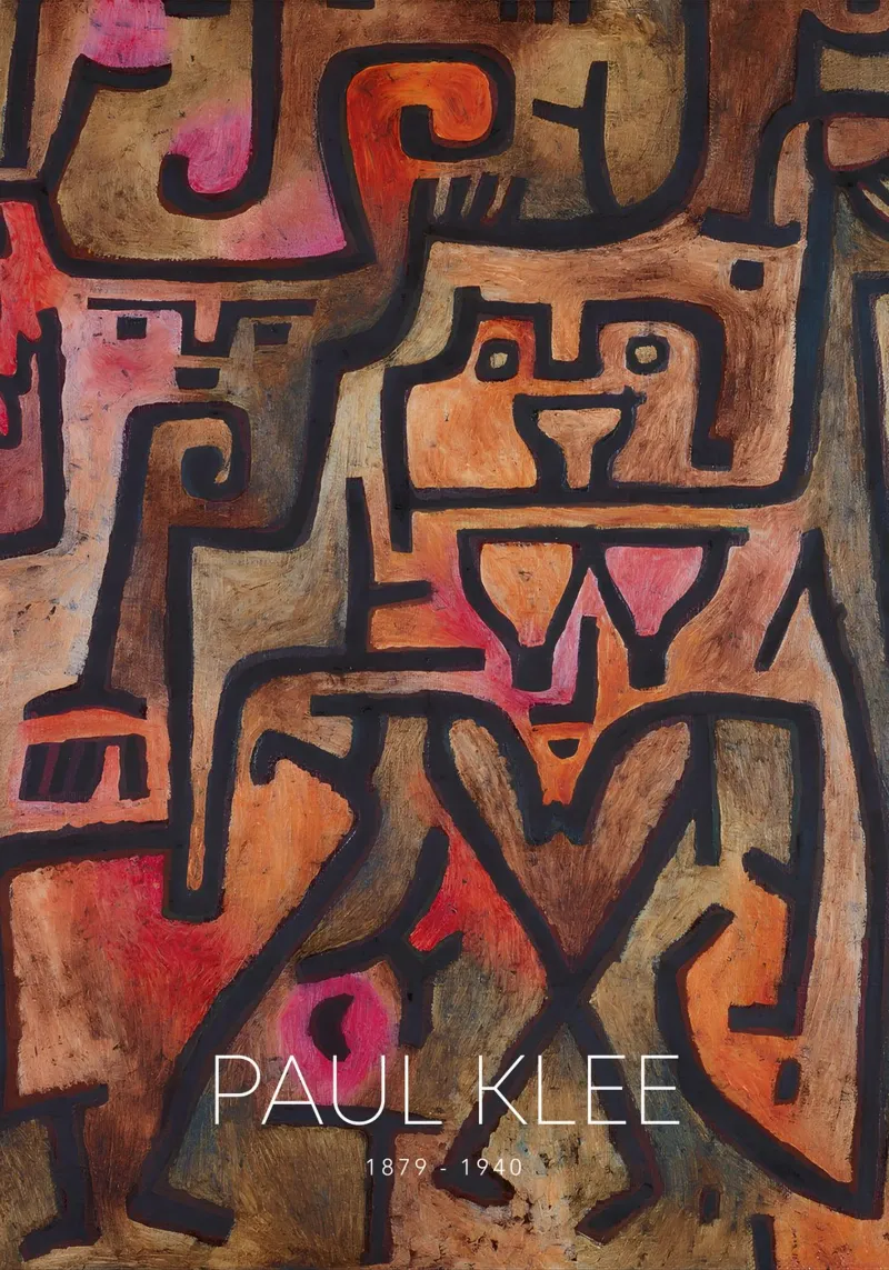 Paul Klee Ineinandergreifende Formen - Abstraktes Bauhaus Hahnemühle von NorwesClub