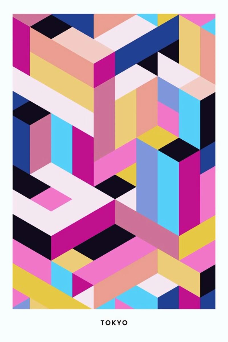 Tokyo Poster von daylight design studio