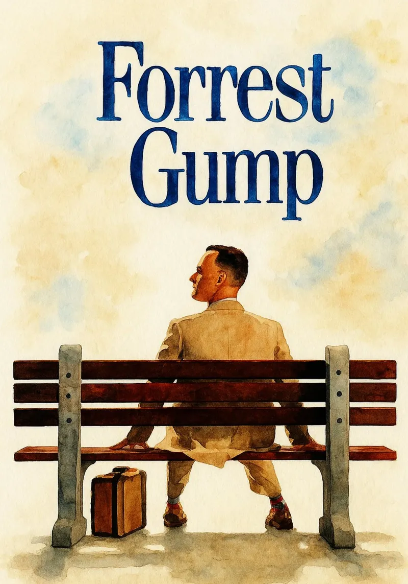 forrest gump repeindre l'imagination hahnemühle de SIQAYA